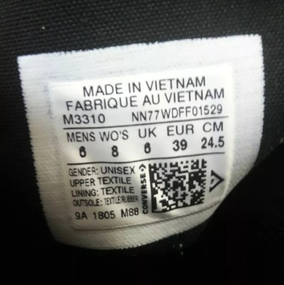 Converse Chuck Taylor All Star HI Unisex Shoes - Picture 9 of 9